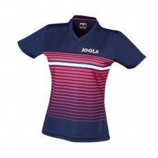 Marškinėliai Joola Lady Stripe navy/pink